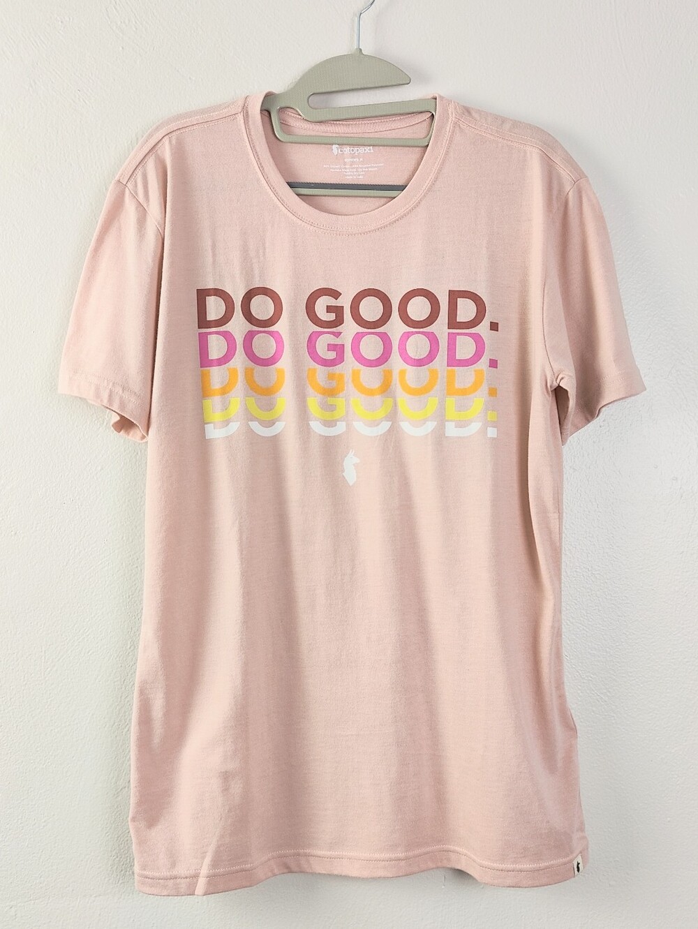 Cotopaxi Do Good Repeat Organic T-Shirt Size Medium Short Sleeve Relaxed Shirt